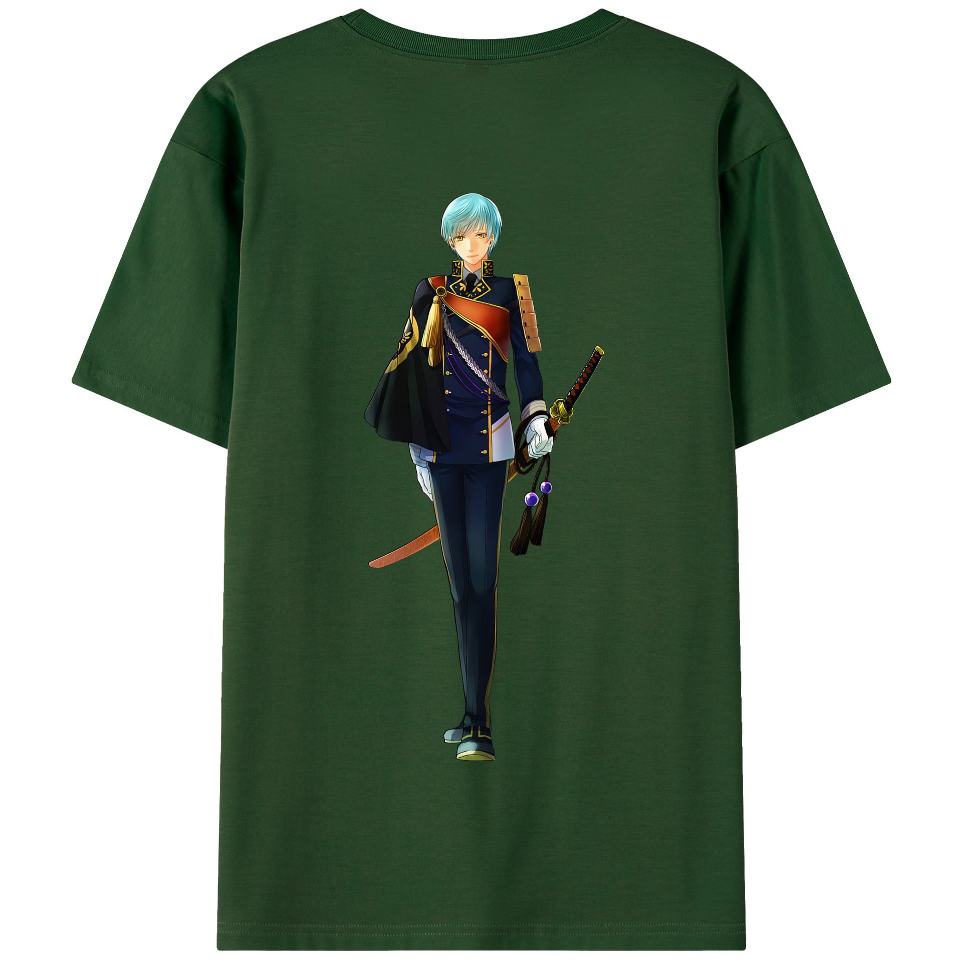 （画像用） 刀剣乱舞 Touken Ranbu 綿100％半袖Tシャツ（背面プリント）